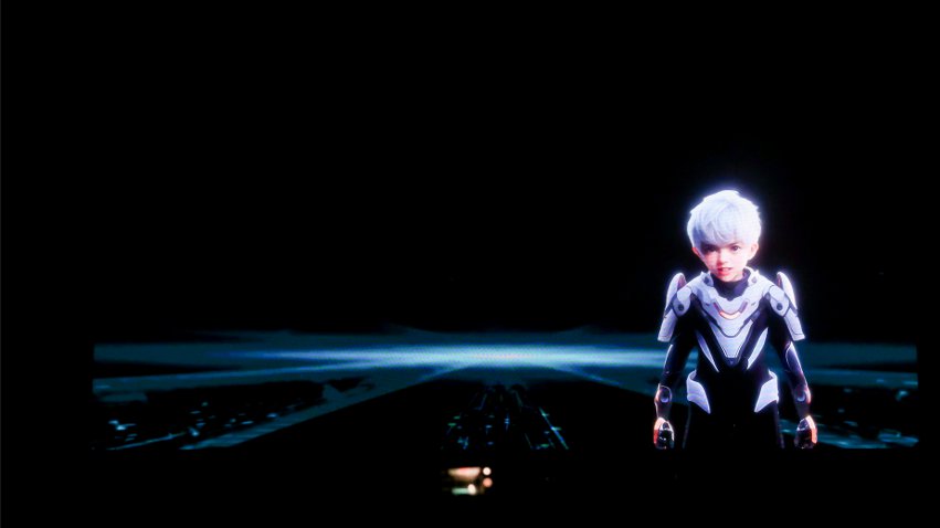 人民網(wǎng)原創(chuàng)虛擬主持人白澤。主辦方供圖