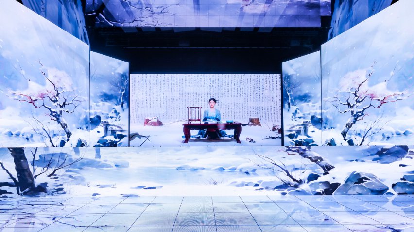 網(wǎng)易云音樂(lè)與小冰公司推出虛擬歌手陳水若演唱《風(fēng)雪千千》。主辦方供圖